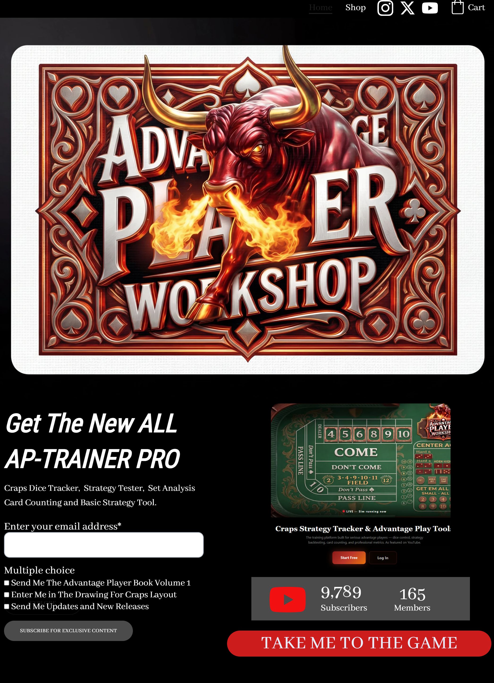 Advantage Player Workshop view 1