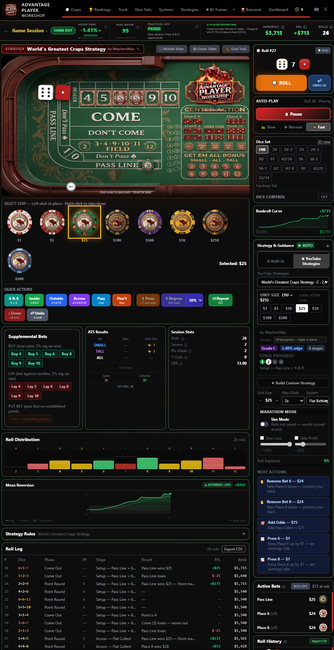 Advantage Player Workshop view 3