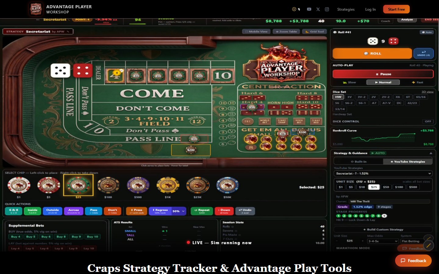 Advantage Player Workshop view 2