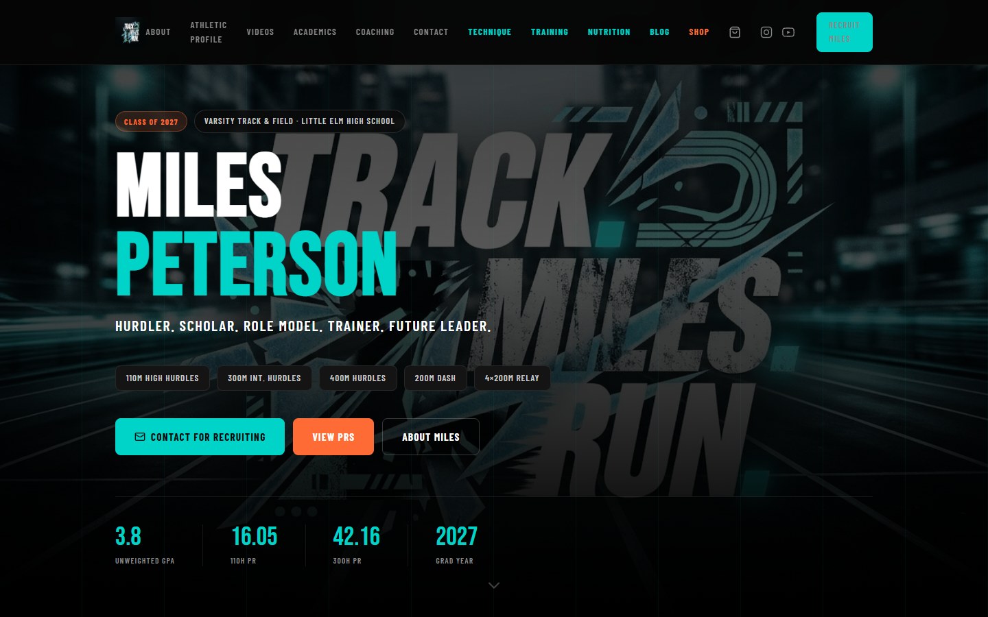 TrackMilesRun