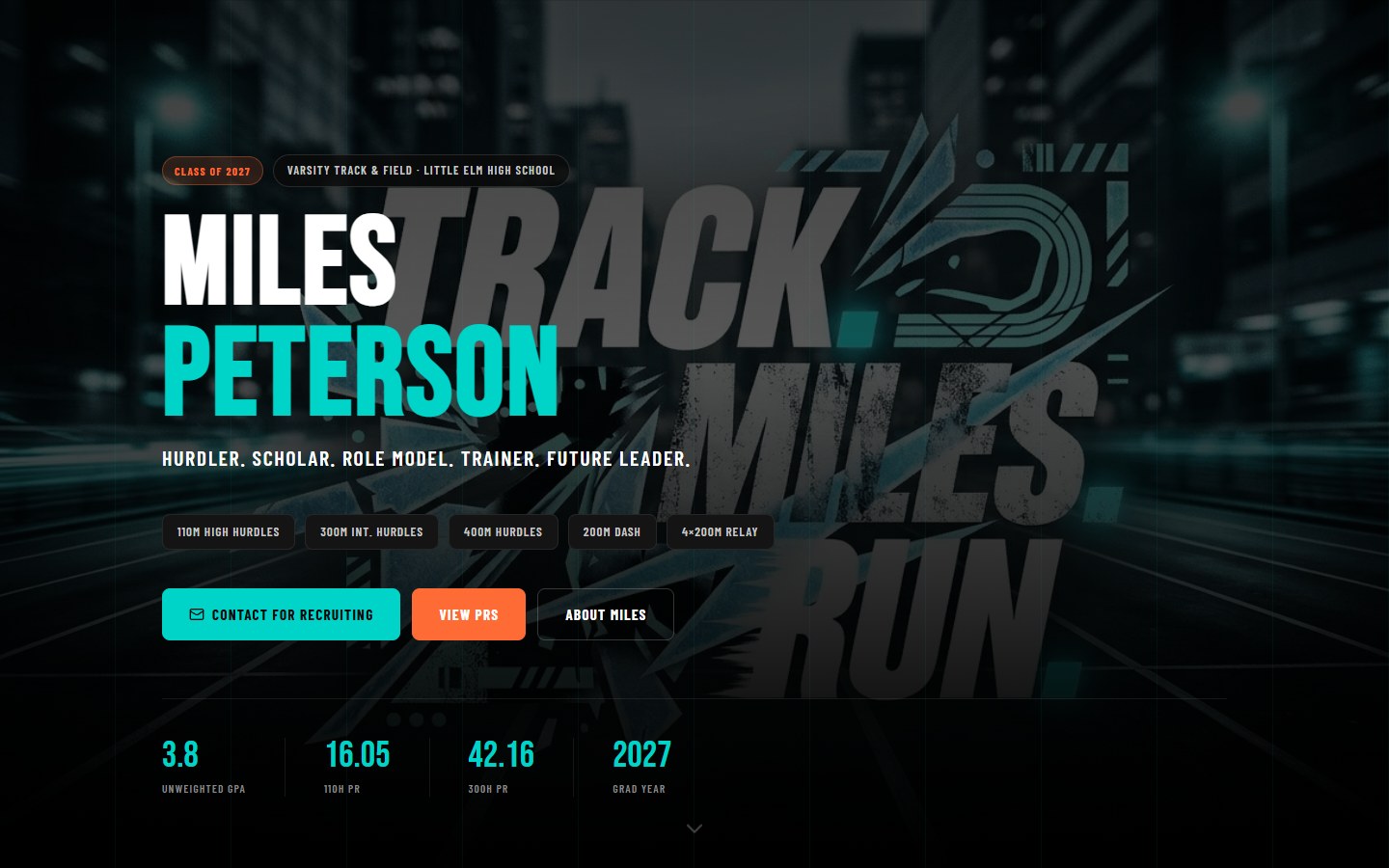 TrackMilesRun view 2