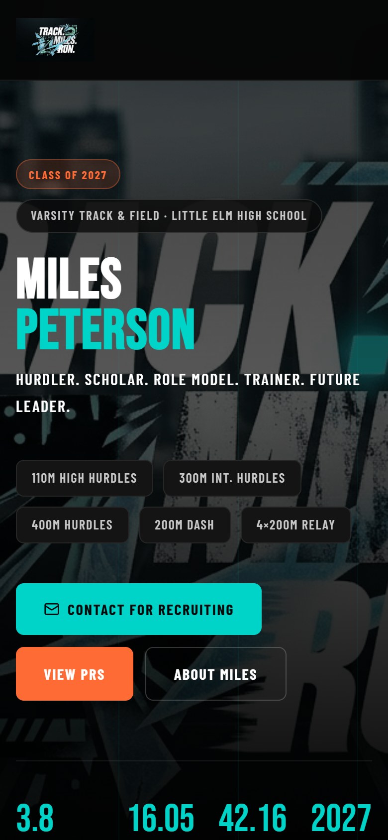 TrackMilesRun view 3