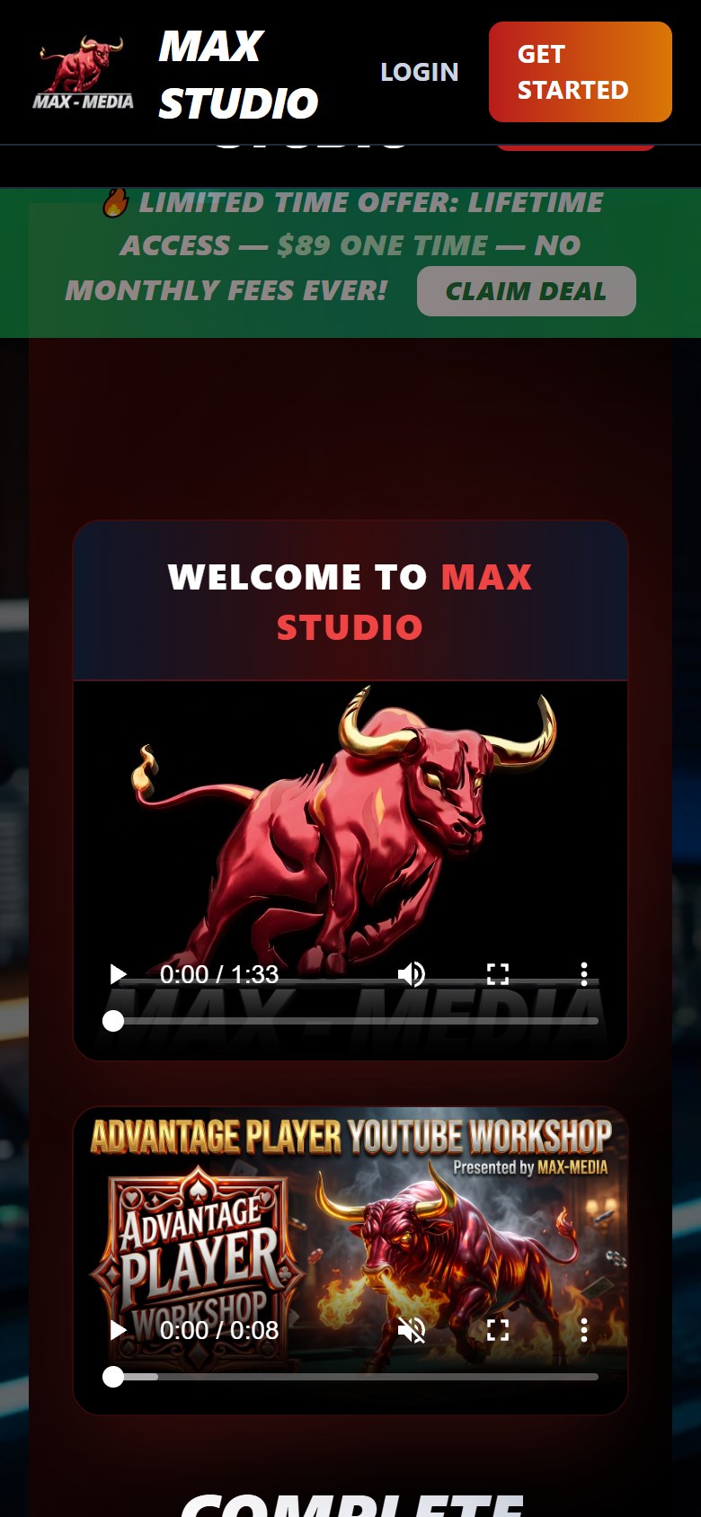Max Media Studio view 3